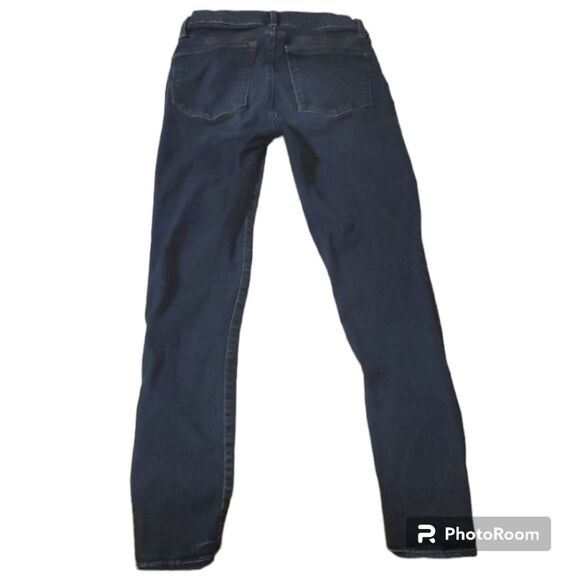 Gap jeans women's size 0 size 25R blue true skinny demin jeans size 0 / … - Picture 6 of 12